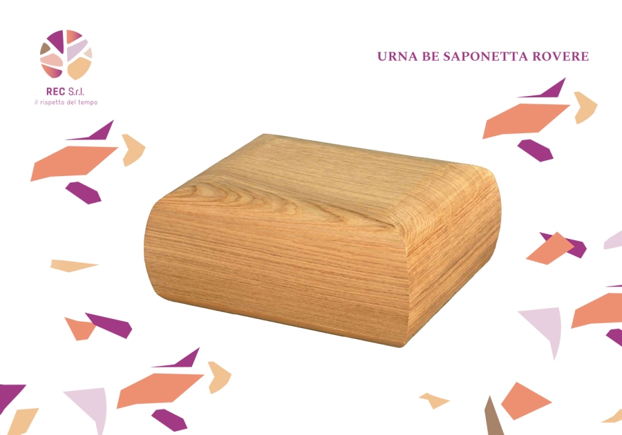 URNA BE SAPONETTA LISCIA ROVERE