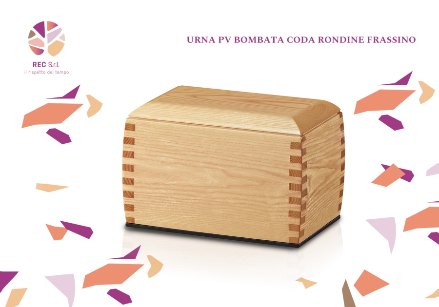 Urna PV Bombata Coda di Rondine Frassino