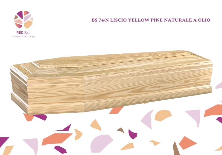 BS 74/N Liscio Pitch Pine Naturale a Olio