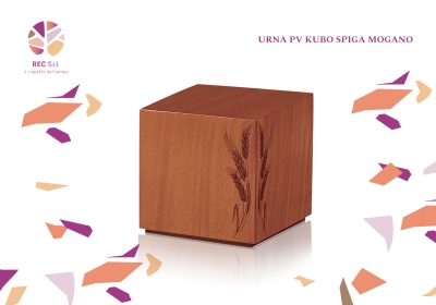 Urna PV Kubo Spiga Mogano